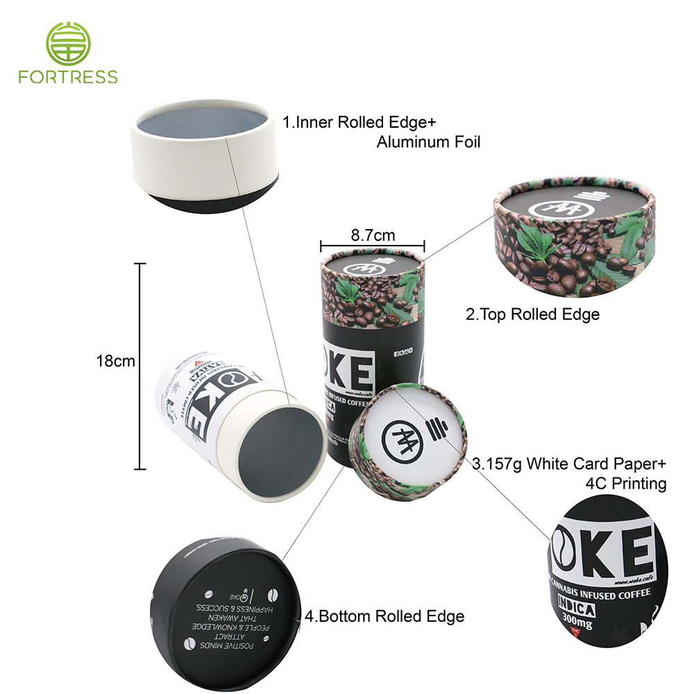 dimensiones del envase de café
