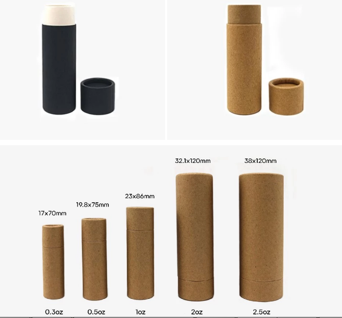 tubos de desodorante de papel al por mayor