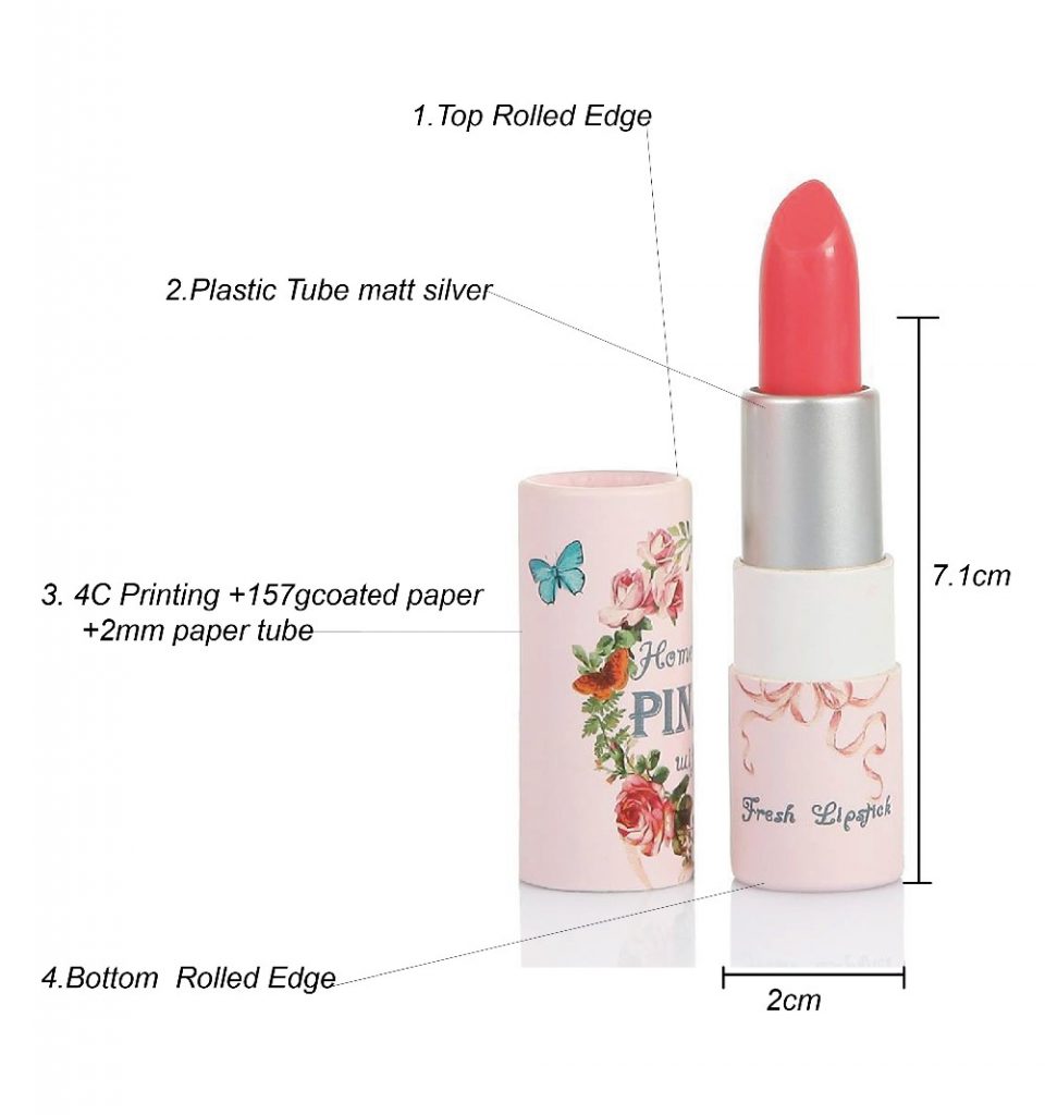 tubo de papel envase lpstick