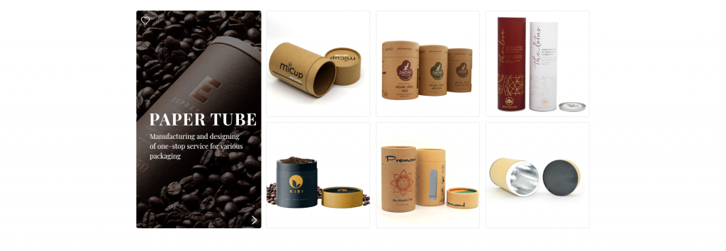 venta de tubos cilíndricos de té