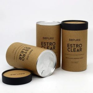 Envase de Polvo Suelto en Papel de Aluminio Impreso a Medida Caja Bote con Tapa Metálica
